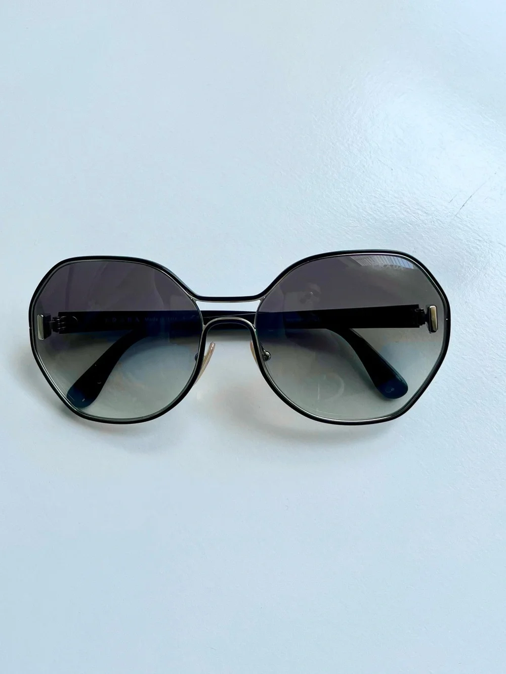 Prada Oversized Hexagonal Sunglasses